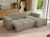Ecksofa mit Schlaffunktion und Bettkasten, L-form Couch, lose Kissen, Polstersofa - MONIVA - Beige Struktur - rechte Seite Bild 4