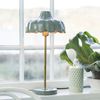 PR Home 2835013 Tischleuchte Wells Grün Gold 50cm Bild 1