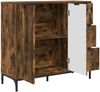 vidaXL Sideboard, Holzwerkstoff Räuchereiche, 89,5 x 33 x 82 cm Bild 5