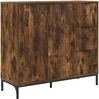 vidaXL Sideboard, Holzwerkstoff Räuchereiche, 89,5 x 33 x 82 cm Bild 2