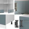 Singleküche R-Line Blau-Grau/Weiß 140 cm , AP Anthrazit Vicco Bild 5
