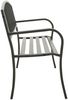 vidaXL Gartenbank Grau 120 cm Stahl 319581 Bild 3