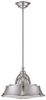 Pendelleuchte, Deckenlampe, Nickel, D 36,8 cm Bild 4