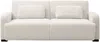Vente-unique - LOMARIO Sofa Stoff Beige - B 93 cm x H 85 cm x L 213 cm Bild 3