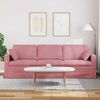 vidaXL Sofa Rosa 228 x 78 x 80 cm Samt 42024444 Bild 3