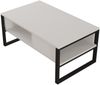 Couchtisch Laukaa 100x60x45 cm Weiß [en. casa] Bild 3