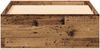 vidaXL Bettrahmen mit Schubladen Altholz 90 x 190 cm Holzwerkstoff 3333990 Bild 5
