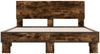 vidaXL Bettgestell Räuchereiche 140x200 cm Holzwerkstoff und Metall 3280194 Bild 4