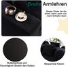 Flieks Sofa, modulares Wolkensofa knochenlos & segmentiert für Wohnzimmer & Schlafzimmer, Chenille, Schwarz Bild 4