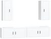 vidaXL 4-tlg. TV-Schrank-Set Weiß Holzwerkstoff 3188694 Bild 2