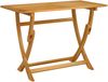 vidaXL Sydney Rechteckiger Tisch Braun 110 x 55 x 75 cm 42003620 Bild 2