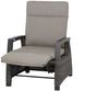Lounge-Sessel Corido, Rattan, Grau, Schwarz, 85 x 104 x 71 cm Bild 3
