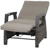 Lounge-Sessel Corido, Rattan, Grau, Schwarz, 85 x 104 x 71 cm Bild 2