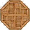 vidaXL Tischplatte 80x80x2,5 cm Achteckig Massivholz Teak 366666 Bild 5