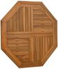 vidaXL Tischplatte 80x80x2,5 cm Achteckig Massivholz Teak 366666 Bild 3