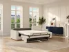Vente-unique - VIZIR Sofa Stoff Beige - B 223 cm95 cm x H 110 cm95 cm x L 282 cm Bild 2