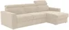 Vente-unique - VIZIR Sofa Stoff Beige - B 223 cm95 cm x H 110 cm95 cm x L 282 cm Bild 5