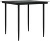 vidaXL Garten Essgruppe mit Kissen 5 pcs Schwarz Poly-Rattan 3261664 Bild 5