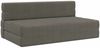 vidaXL Klappsofa Bett Hellgrau 152 x 86,5 x 60 cm Stoff 900131 Bild 2