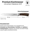 LIVINA HOME Messer-Set Profi Chefmesser Set – Scharfe 20 cm Klinge aus hochwertigem Edelstahl (3-tlg), Schneidemesser, Küchenmesser, Kochmesser, Oster Deal Sale! Bild 4