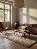 KADIMA DESIGN Teppich RHEIN Shaggy Langflor Wohnzimmer Schlafzimmer Waschbar Flauschig, Rund, Höhe: 32 mm, Anthrazit, 80x80 cm, Wohnzimmerteppich Strapazierfähig Waschbar Bild 2