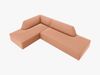 Micadoni Ecksofa Ruby 4-Sitzer Links Samt Salvador Rosa Bild 3