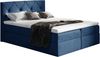 99rooms Arian Boxspringbett Strukturstoff 120x200 cm Dunkelblau Bild 2