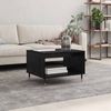 Couchtisch, Sofatisch Schwarz Eichen-Optik 60 x 50 x 40 cm Holzwerkstoff Bild 4