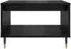 Couchtisch, Sofatisch Schwarz Eichen-Optik 60 x 50 x 40 cm Holzwerkstoff Bild 5