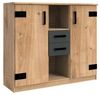 Highboard Lakewood / Liverpool, Holzwerkstoff, Holzfarben, 124 x 105 x 41 cm Bild 2