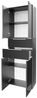 FACKELMANN KARA Doppel Hochschrank 61 cm breit, Anthrazit, mit 2 Schubladen Bild 2