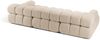 Micadoni Modulares Sofa Bellis 3-Sitzer Boucle Rolf Helles Beige Bild 3