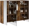 vidaXL Badezimmerspiegelschrank Geräucherte Eiche 60 x 14,5 x 50 cm 889075 Bild 3