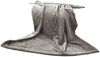 Gözze Wohndecke, kuschelweich, 1620g/Stück, Cord Optik, Polyester, Silber, 150x200 cm Bild 3