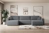 ALTDECOR Wohnlandschaft ORRO-U, Couch mit Schlaffunktion, Wohnzimmer - Wohnlandschaft, Corner Sofa Bett Eckcouch Couch L-Form Schlafcouch Ausziehbar Bild 5