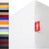 r-up Beste Spannbettlaken 90x200-100x220 bis 35cm Höhe weiss 95% Baumwolle / 5% Elastan 230g/m² Bild 4
