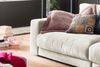 KAWOLA Sofa MADELINE 3-Sitzer Cord cremeweiß 85 x 127 x 290 cm Bild 4