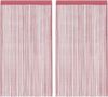 vidaXL Fadenvorhänge 2 Stk. Rosa 140x250 cm 4102042 Bild 2
