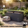 BigDean Auflagenbox Kissenbox Klicksystem 340 Liter Deckel abschließbar Stabil (Packung, 1 St, Gartenbox), Viel Strauraum, Wetterfest, UV-Beständig, Stabil, Abschließbar. Bild 2