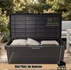BigDean Auflagenbox Kissenbox Klicksystem 340 Liter Deckel abschließbar Stabil (Packung, 1 St, Gartenbox), Viel Strauraum, Wetterfest, UV-Beständig, Stabil, Abschließbar. Bild 4