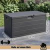 BigDean Auflagenbox Kissenbox Klicksystem 340 Liter Deckel abschließbar Stabil (Packung, 1 St, Gartenbox), Viel Strauraum, Wetterfest, UV-Beständig, Stabil, Abschließbar. Bild 3