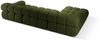 Micadoni Modulares Ecksofa Bellis 4-Sitzer Links Boucle Rolf Grün Bild 3