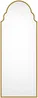 Vente-unique - KARIAN Spiegel Holz, PlatteMetall Gold - B 3 cm x H 160 cm x L 60 cm Bild 2