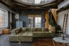 KAWOLA Sofa NEVADA Ecksofa Velvet olivgrün Recamiere links mit motorischem Sitzvorzug 82 x 215 x 319 cm Bild 2