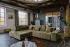 KAWOLA Sofa NEVADA Ecksofa Velvet olivgrün Recamiere links mit motorischem Sitzvorzug 82 x 215 x 319 cm Bild 5