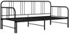 vidaXL Ausziehsofa Bettgestell 90x200 cm Schwarz Metall Bild 2