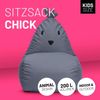 LUMALAND 'Animal Line Chicken' Kindersitzsack, indoor & outdoor, Polyester grau, 200 l Bild 2
