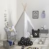 Zelt für Kinder, INDIAN, TIPI, 120 x 120 x 160 cm Bild 3