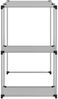 vidaXL Waschmaschinenregal Grau 87x55x90,5 cm Eisen 343146 Bild 4