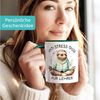 SpecialMe Tasse Kaffee-Tasse Faultier Design Geschenkidee Lehrer Anti Stress, Keramik Bild 2